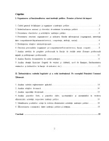 Studiu Aplicativ privind Eficientizarea Activității Primăriei Comunei Țibănești - Pagina 2
