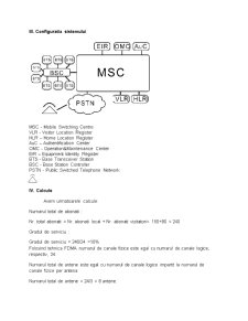 Proiectarea unui Sistem GSM - Pagina 5