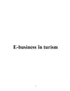 E-business în Turism - Pagina 2