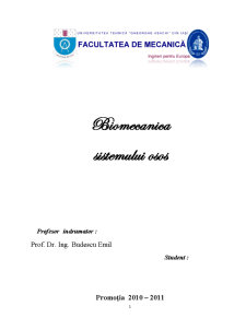 Biomecanica sistemului osos - Pagina 1