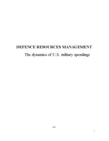 The Dynamics of US Military Spendings - Pagina 1
