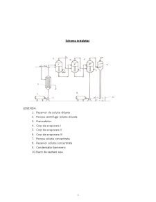 Instalația de concentrare prin evaporare cu efect multiplu în echicurent a unei soluții apoase de azotat de amoniu (NH4NO3) - Pagina 4