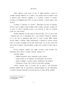 Analiza factorilor care influențează cifra de afaceri a SC Galmopan SA Galați în perioada ianuarie 2006 - martie 2007 - Pagina 2