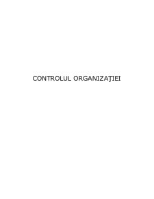 Controlul Organizației - Pagina 1