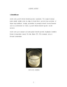 Acidul acetic - obținerea și importanța utilizării în industria alimentară - Pagina 3