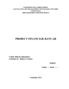 Managementul Riscului de Credit Bancar - Pagina 1