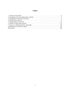 Studiu de caz - gestionarea unui portofoliu de acțiuni - Pagina 1
