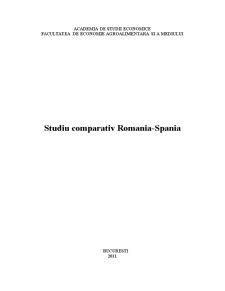 Studiu Comparativ Romania-Spania - Pagina 1