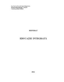 Educație Integrată - Pagina 1