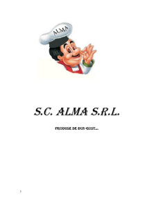 Planul de afaceri al SC Alma SRL cu privire la producția produselor de panificație - Pagina 2
