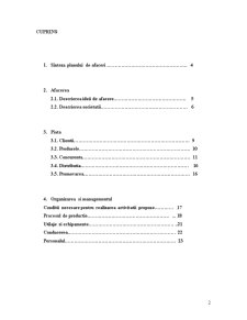 Plan de afaceri pentru evaluarea ideii de afaceri SC Floresa SA - sere pentru cultivarea plantelor de grădină - Pagina 2