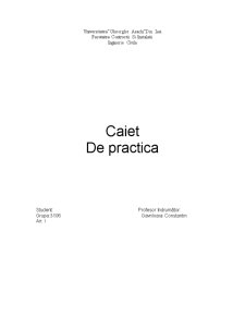 Caiet de practică anul I - Pagina 1