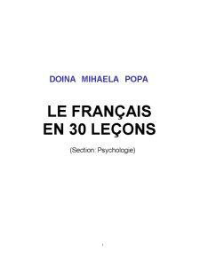 Le Francais en 30 Lecons - Pagina 1