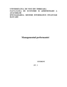 Performance Management - Pagina 1