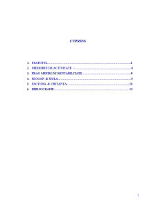 Economia întreprinderii - statutul și prezentarea unei firme - Pagina 1