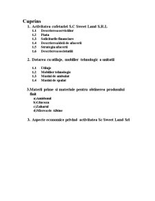 Proiect utilaje tehnologice - Cofetăria SC Sweet Land SRL - Pagina 2