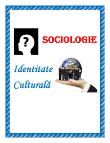 Identitate Culturală - Pagina 1