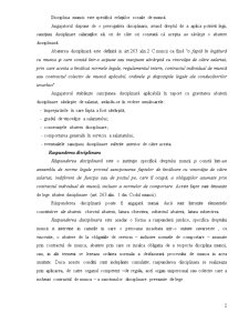 Răspunderea disciplinară în dreptul muncii - Pagina 2