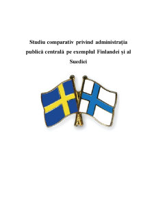 Studiu Comparativ Privind Administrația Publică Centrală pe Exemplul Finlandei și al Suediei - Pagina 1