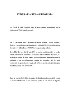 Federația Rusă și România - Pagina 1