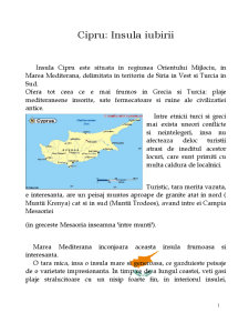 Insula Cipru - Pagina 1