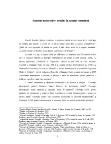Statutul Lucrătorilor Români în Spațiul Comunitar - Pagina 1