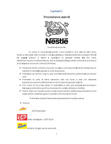 Prezentarea mărcii Nestle - Pagina 2
