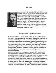 Etica protestantă și spiritul capitalismului - Pagina 1