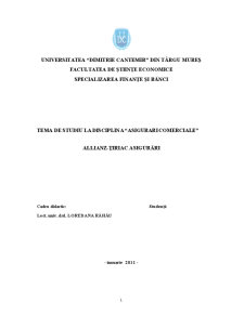 Allianz Țiriac Asigurări - Pagina 1