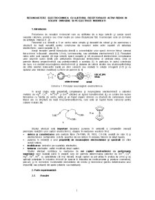 Recunoaștere electrochimică cu ajutorul receptorilor activi redox în soluții omogene și pe electrozi modificați - Pagina 1