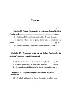 Politică Externă a lui Șerban Cantacuzino - Pagina 1