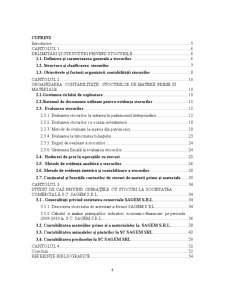 Contabilitatea și Gestiunea Stocurilor - SC Sagem SRL - Pagina 1