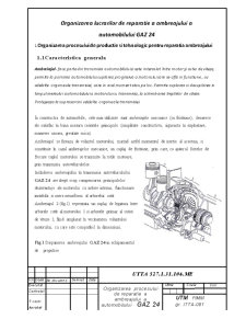 Organizarea lucrărilor de reparație a ambreajului a automobilului Gaz 24 - Pagina 5
