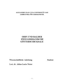 Odin Und Balder Zwei Germanische Gotterschicksale - Pagina 1