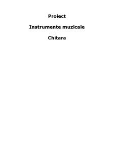 Instrumente muzicale - chitara - Pagina 1