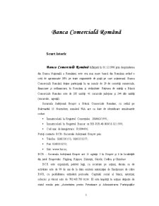 Practică Banca Comercială Română - Pagina 1