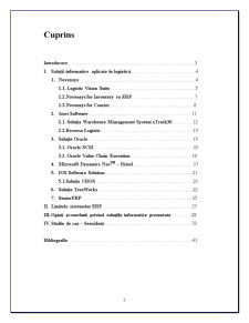 Soluții informatice aplicate în domeniul logisticii - Pagina 2