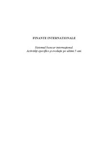 Sistemul Bancar Internațional - Pagina 1
