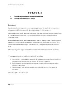 Analiza instrumentală - Pagina 1