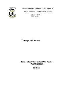 Transportul Rutier - Pagina 1