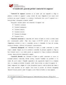 Contractul de asigurare - principii ce stau la baza contractului și interesul asigurabil - Pagina 3