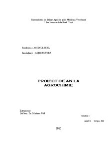 Stabilirea Dozelor de Îngrășăminte Organice și Chimice pentru Cultura Părului în Contextul Practicării unei Agriculturi de Tip Intensiv - Pagina 1