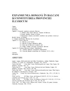 Expansiunea Romană în Balcani și Constituirea Provinciei Illyricum - Pagina 1