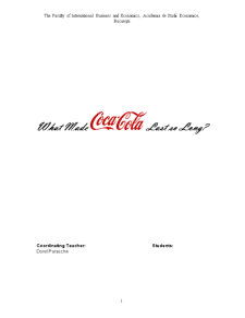 What Made Coca-Cola Last so Long - Pagina 1