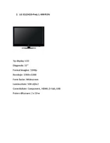 Procesul Decizional de Cumpărare al unui Televizor LCD - Pagina 5