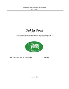 Pukka Food - magazin de produse alimentare ecologice și tradiționale - Pagina 1