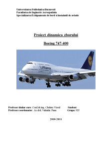 Dinamica zborului - Boeing 747-400 - Pagina 1