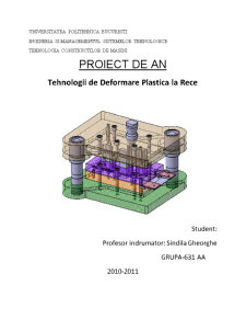 Tehnologii de deformare plastică la rece - Pagina 1