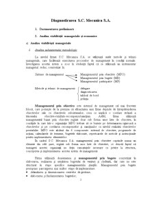 Reproiectarea managerială a societății SC Mecanica SA - Pagina 2