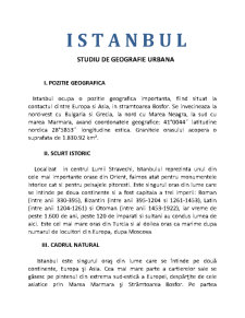 Istanbul - geografie urbană - Pagina 3